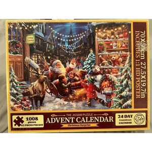 The Jigsaw Puzzle Advent Calendar‎ 1008 Pieces  24 Day Countdown